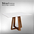 Mesa Jantar Roma 1.20X80m Base Madeira Lam T Vidro Laqueado - Imagem 3
