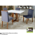 Mesa Jantar Roma 1.20X80m Base Madeira Lam T Vidro Laqueado - Imagem 4