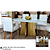 Mesa Jantar Viena 1.60X90m Base Madeira Lam Tampo Vidro Laq - Imagem 4
