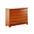 Cômoda Raquel 6 Gavetas 100x100cm Madeira Maciça - Imagem 1