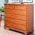Cômoda Raquel 6 Gavetas 100x100cm Madeira Maciça - Imagem 3