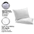 Travesseiro Alto Esplendor Plus Macio 70x50cm Branco Super Conforto - Lavável - Imagem 4