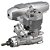 Motor Os 55ax Abl Glow Com Mufla E Vela Pronta Entrega - Imagem 1