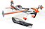 So O Kit Avião Sbach 342 74'' Size 35cc Arf V2 Ng Branco Laramja E Preto - Imagem 6