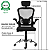 Cadeira De Escritório Ergonômica Regulável Giratória Brin7 - Imagem 6