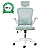 Cadeira De Escritório Brin7 B7 002 Ergonômica Branca Mesh - Imagem 1