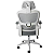 Cadeira De Escritório Com Apoio De Lombar 3d Brin7 B7-010-br Branco Malha - Imagem 4