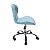 Cadeira De Escritorio Giratoria Ajustável Brin7 Azul - Imagem 3