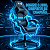 Cadeira Gamer Brin7 Couro Sintético Preto Azul - Imagem 5