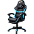 Cadeira Gamer Brin7 Couro Sintético Preto Azul - Imagem 1
