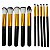 Kit Pincel Maquiagem Kabuki 10 Peças Profissional - Imagem 1
