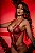 Body Desejo em tule diamante Vermelho - Imagem 4