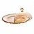 Queijeira de Cristal Pearl Âmbar 20cm x 9cm - Wolff - Imagem 3