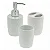 Conjunto 3 Peças para Banheiro Branco - Wolff - Imagem 1