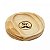 Conjunto 4 Porta Copos de Madeira Pinus Dia dos Pais 11cm x 11cm x 1,5cm - Woodart - Imagem 3