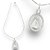 Pingente Prata 925 Nossa Senhora Oval Cravejado Zircônias Cristal com Ponto de Luz - Imagem 1