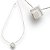 Pingente Prata 925 Losango Cravejado Zircônias Cristal 1mm - Imagem 1
