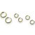 Brinco Semijoia Trio Argolinhas Lisa Tubo Abaulado 4mm - Imagem 2
