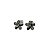 Brinco Prata 925 Flor Cravejada - Imagem 1