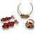 Conjunto Semijoia Luxo Vermelho - Imagem 4