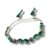 Conjunto Semijoia Luxo Gota Pedra Verde Natural - Imagem 2