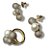 Conjunto Semijoia Luxo Bolinhas com Pérolas e Microzircônias - Imagem 1