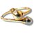 Conjunto Semijoia Luxo Bolinhas Diamantadas Dois Banhos - Imagem 2