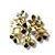 Conjunto Semijoia Luxo Buquê de Flores com Microzircônias - Imagem 4