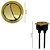 BOTÃO DE DESCARGA PARA VASO SANITÁRIO  TURIM - GOLD - 6CM - Imagem 4