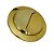 BOTÃO DE DESCARGA PARA VASO SANITÁRIO  TURIM - GOLD - 6CM - Imagem 1