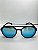 Óculos de Sol Dubai Redondo - PRETO/AZUL - Imagem 2