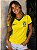 CAMISETA DO BRASIL FEMININA AMARELA 2026 PREMIUM - Imagem 1