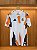 Camiseta Real Madrid Pré-Jogo 2024/25 Branca e Laranja - Imagem 1