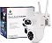 Câmera Segurança Externa WiFi Dual Dome Alexa/Google EKaza - Imagem 1