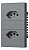 Tomada Dupla NovaDigital Safira Tomada 20A e 10A  4x2 Zigbee - Imagem 1