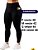 Calça legue de poliamida femininos zero transparência Bolso lateral - Imagem 3