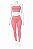 Conjunto Alo Top e Leggin em Poliamida Rosa - Imagem 1