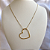 Colar com Coração - Ouro 18K - Imagem 3