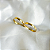 Par de Alianças Meia Cana 2,5mm Ouro - Imagem 4