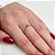 Anel Solitário Torcido Ouro 18K com Zircônia ou Diamante Natural - Brilhante - Imagem 2