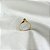 Anel Solitário Torcido Ouro 18K com Zircônia ou Diamante Natural - Brilhante - Imagem 1