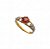 Anel de formatura AO109 - Ouro 10k e 18k - Imagem 1