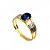 Anel de formatura AO75 - Ouro 10k e 18k - Imagem 1
