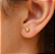 Par de Brincos Bolinha Ouro 18K - Imagem 3