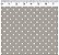 TRICOLINE CINZA 100% ALGODÃO ESTAMPADA PLUS POÁ 0,50cm X 1,50m | P1010C79 - Imagem 1