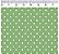 TRICOLINE VERDE CLARO 100% ALGODÃO ESTAMPADA PLUS POÁ 0,50cm X 1,50m | P1010C30 - Imagem 1