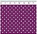 TRICOLINE ROXO 100% ALGODÃO ESTAMPADA PLUS POÁ 0,50cm X 1,50m | P1010C29 - Imagem 1