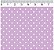 TRICOLINE LILÁS 100% ALGODÃO ESTAMPADA PLUS POÁ 0,50cm X 1,50m | P1010C01 - Imagem 1