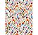 SARJA DIGITAL IMPERMEÁVEL 100% ALGODÃO ESTAMPADA PASSAROS 3D 0,50cm X 1,70m | PM039S01 - Imagem 1