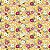 TRICOLINE DIGITAL 100% ALGODÃO ESTAMPADA FLORAL AMARELO 0,50cm x 1,50m | SS027C02 - Imagem 1